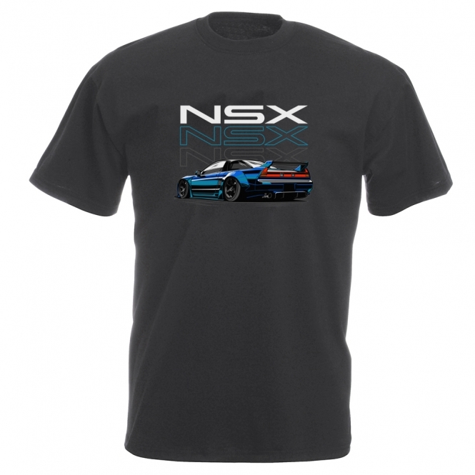 Honda NSX (Blue Car) Vintage Wash T-Shirt