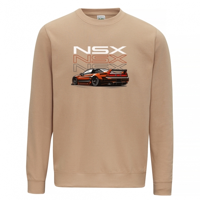 Honda NSX (Orange Car) Kids Sweatshirt
