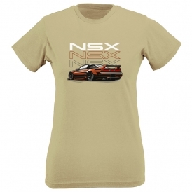Honda NSX (Orange Car) Womens Slim Fit T-Shirt