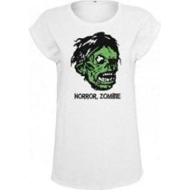 Horror, Zombie (As Worn By Kirk Hammett, Metallica) Womens Extended Shoulder T-Shirt