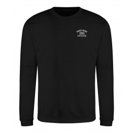 House Music 1985 Chicago Embroidered Left Breast Logo Sweatshirt
