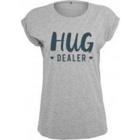Hug Dealer Womens Extended Shoulder T-Shirt