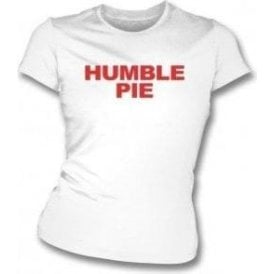 Humble Pie Logo (As Worn By Steve Marriott, Humble Pie) Womens Slim Fit T-Shirt