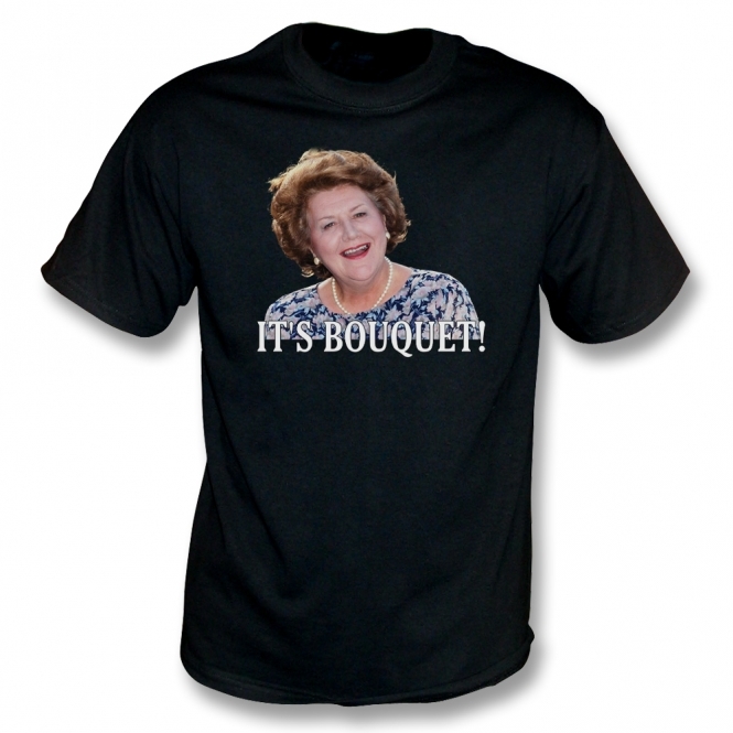 Hyacinth Bucket "It's Bouquet!" (Keeping Up Appearances Influenced) Organic T-Shirt