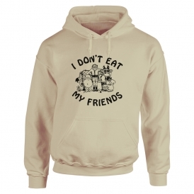 I Don't Eat My Friends (As Worn By Morrissey, The Smiths) Hooded Sweatshirt