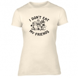 I Don't Eat My Friends (As Worn By Morrissey, The Smiths) Womens Slim Fit T-Shirt