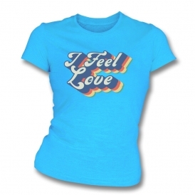I Feel Love Organic Womens Slim Fit T-Shirt