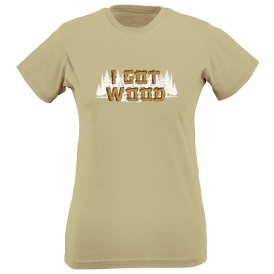 I Got Wood (As Worn By Nick Frost) Womens Slim Fit T-Shirt