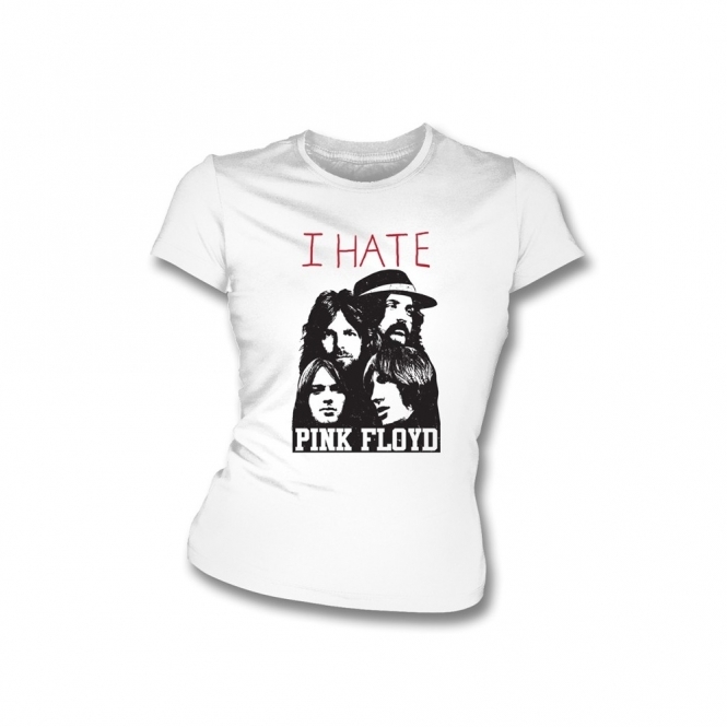 I Hate Pink Floyd (As worn by the Sex Pistols) Organic Womens Slim Fit T-Shirt