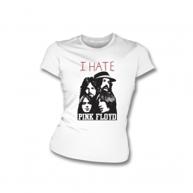 I Hate Pink Floyd (As worn by the Sex Pistols) Organic Womens Slim Fit T-Shirt