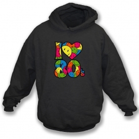I Heart 80's Hooded Sweatshirt