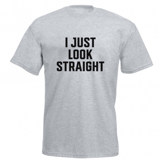 I Just Look Straight Organic T-Shirt