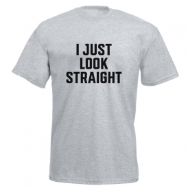 I Just Look Straight Organic T-Shirt