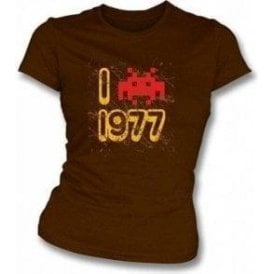 I Love 1977 Girl's Slim-Fit T-shirt