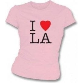 I Love LA Girl's Slim-Fit T-shirt