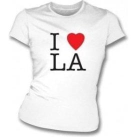 I Love LA Girl's Slim-Fit T-shirt