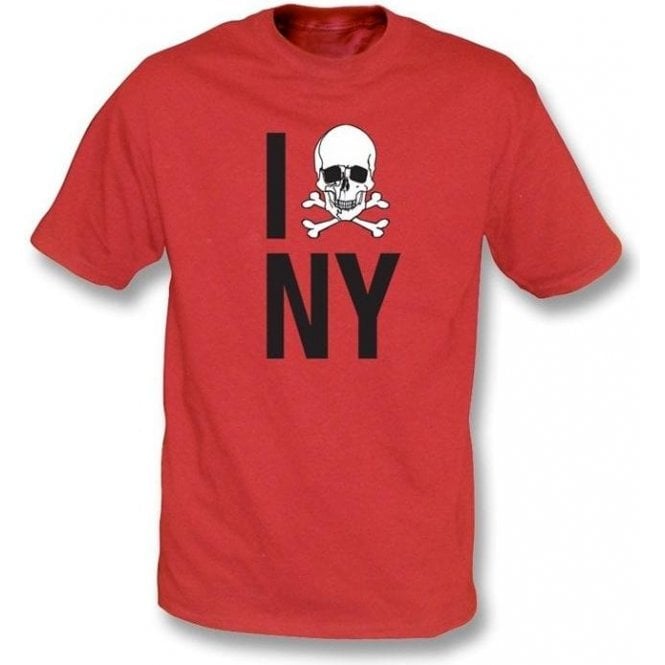 I Love New York Skull T-shirt