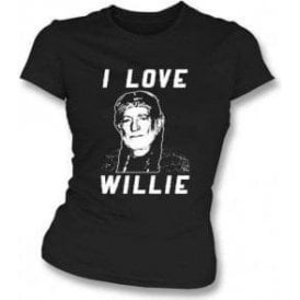 I Love Willie Womens Slim Fit T-Shirt