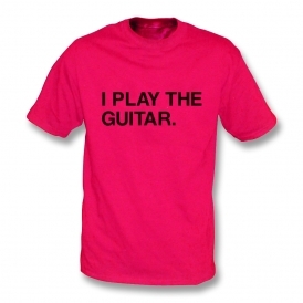 I Play The Guitar (As Worn By Tom Morello, Rage Against The Machine) Kids T-Shirt
