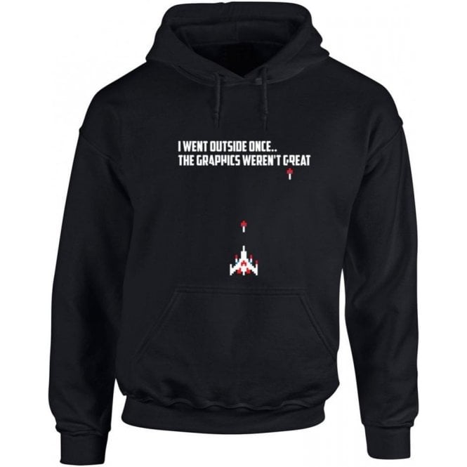 I Went Outside Once Kids Hooded Sweatshirt