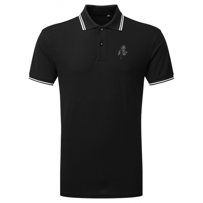 Ian Curtis Montage Embroidered Left Breast Logo Polo Shirt