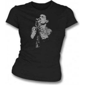 Ian Curtis Montage Womens Slim Fit T-Shirt