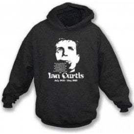 Ian Curtis - Tribute hooded sweatshirt