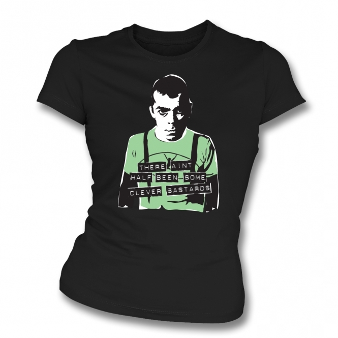 Ian Dury - Clever Bastards Organic Womens Slim Fit T-Shirt