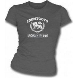 Idontgotouniversity Logo Girl's Slim-Fit T-shirt