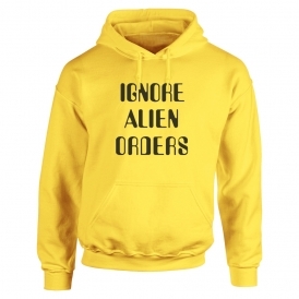 Ignore Alien Orders (As Worn By Jonny Greenwood, Radiohead) Hooded Sweatshirt