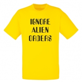 Ignore Alien Orders (As Worn By Jonny Greenwood, Radiohead) T-Shirt