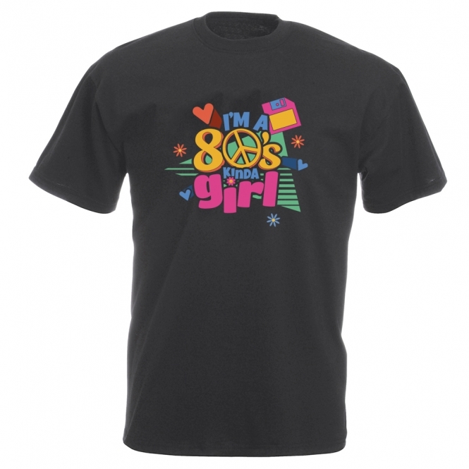 I'm A 80's Kinda Girl Vintage Wash T-Shirt
