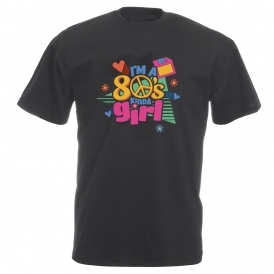 I'm A 80's Kinda Girl Vintage Wash T-Shirt