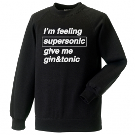 I'm Feeling Supersonic (Inspired By Oasis) Organic Sweatshirt