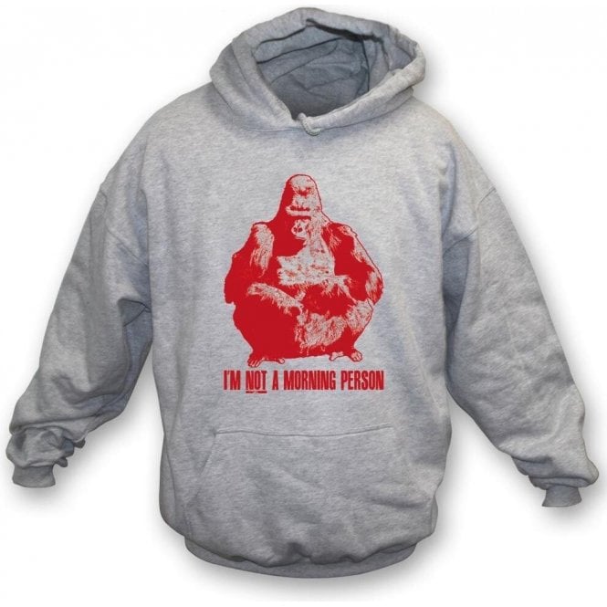 I'm Not A Morning Person Kids Hooded Sweatshirt
