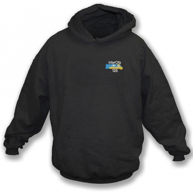 InterCity 125 Embroidered Left Breast Logo Hooded Sweatshirt
