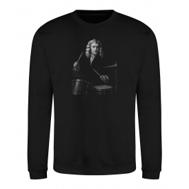 Isaac Newton On Drums Organic Sweatshirt