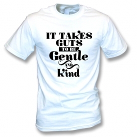 It Takes Guts To Be Gentle And Kind (As Worn By Morrissey, The Smiths) Organic T-Shirt
