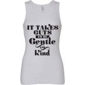 It Takes Guts To Be Gentle And Kind (As Worn By Morrissey, The Smiths) Women's Baby Rib Tank Top