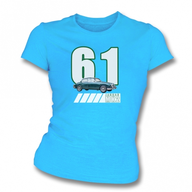 Jaguar Mark 2 1961 Womens Slim Fit T-Shirt