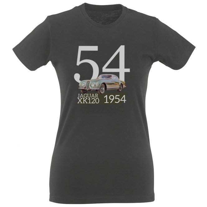 Jaguar XK120 1954 Womens Slim Fit T-Shirt