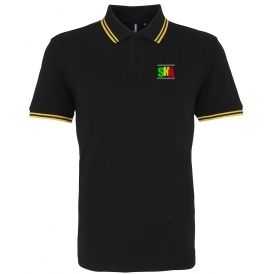 Jamaican Ska Logo Embroidered Left Breast Logo Polo Shirt