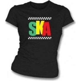 Jamaican Ska Womens Slim Fit T-Shirt