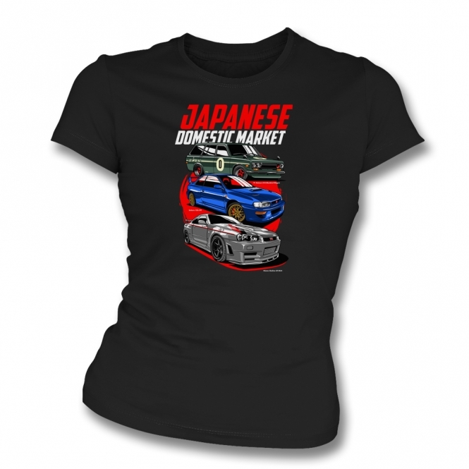 Japanese Domestic Market Legends Womens Slim Fit T-Shirt