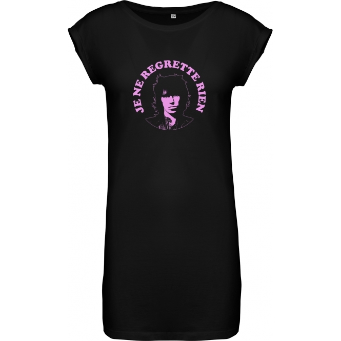Je Ne Regrette Rien (Keith Richards) Womens Organic T-Shirt Dress