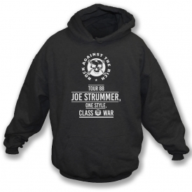 Joe Strummer Rock Against The Rich Tour 88 Hooded Sweatshirt