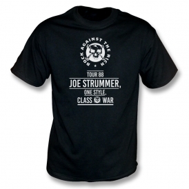 Joe Strummer Rock Against The Rich Tour 88 T-Shirt