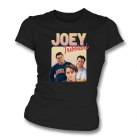 Joey Tribbiani Collage (F.R.I.E.N.D.S Influenced) Organic Womens Slim Fit T-Shirt
