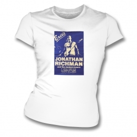 Jonathan Richman And The Modern Lovers Eric's Gig Poster Womens Slim Fit T-Shirt