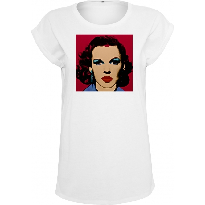 Judy Garland (Andy Warhol Influenced) Womens Extended Shoulder T-Shirt
